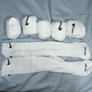 Nike White Crew Socks XL X6